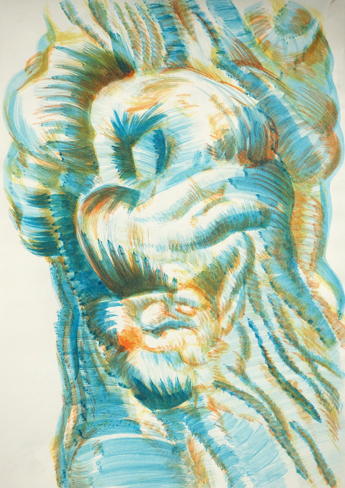 Tree_Trunk_turquise_frontal